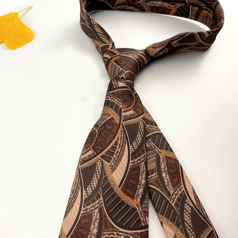 Cravatta da uomo personalizzata con motivo retrò e stile multiplo - Stile n. 2 - image 4