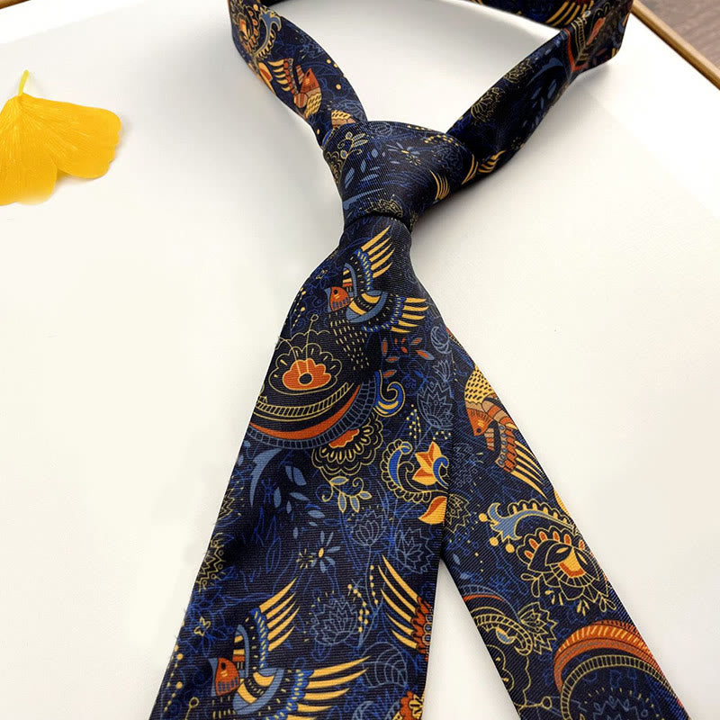 Cravatta da uomo personalizzata con motivo retrò e stile multiplo - Stile n. 10 - image 12