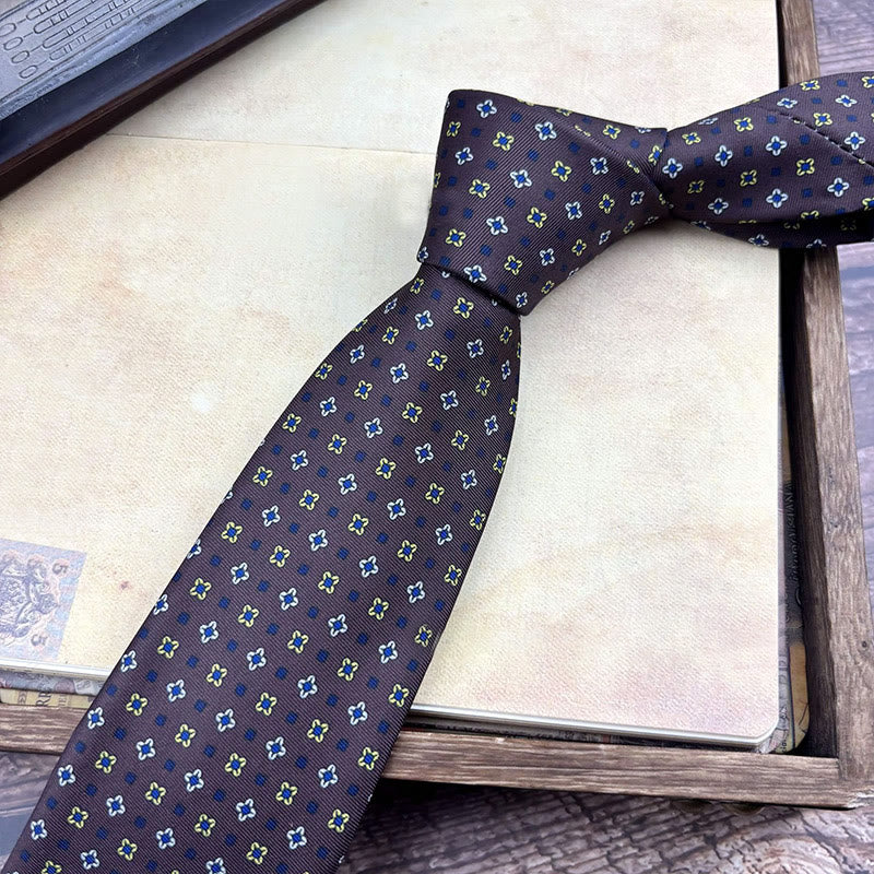 Cravatta da uomo personalizzata con motivo retrò e stile multiplo - Stile n. 26 - image 28