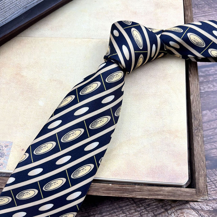 Cravatta da uomo personalizzata con motivo retrò e stile multiplo - Stile n. 27 - image 29