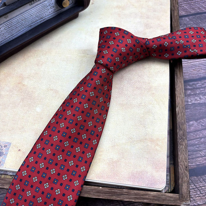 Cravatta da uomo personalizzata con motivo retrò e stile multiplo - Stile n. 20 - image 22