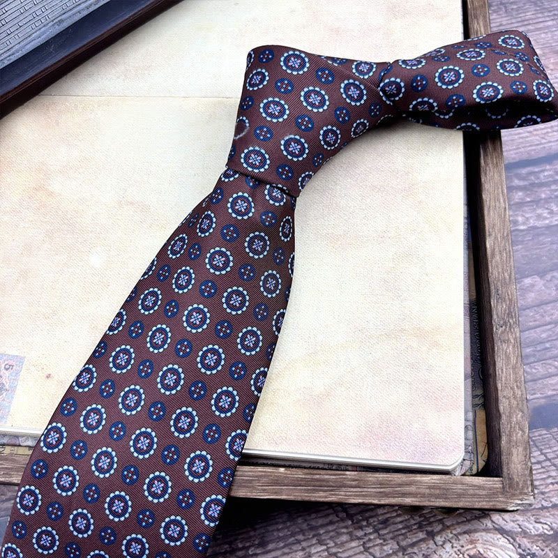 Cravatta da uomo personalizzata con motivo retrò e stile multiplo - Stile n. 23 - image 25