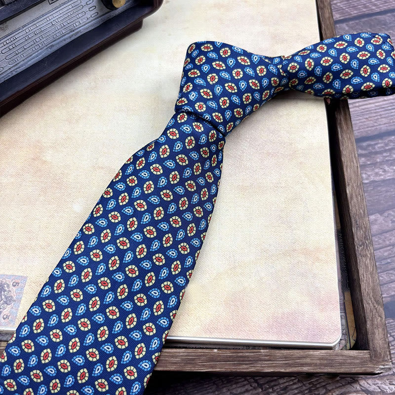 Cravatta da uomo personalizzata con motivo retrò e stile multiplo - Stile n. 22 - image 24