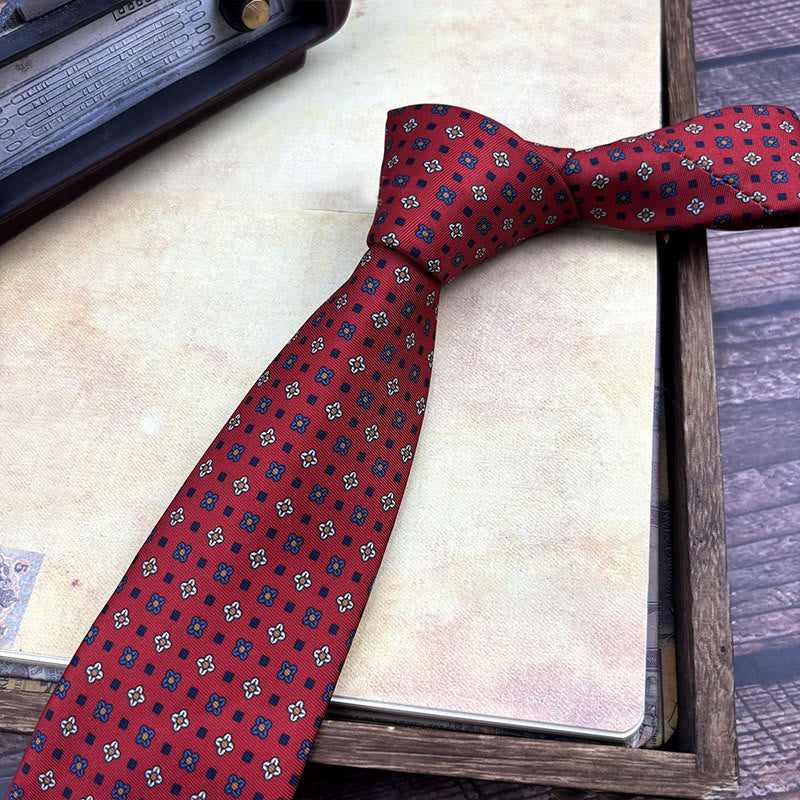 Cravatta da uomo personalizzata con motivo retrò e stile multiplo - Stile n. 20 - image 22