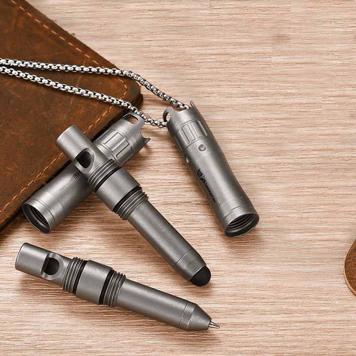 Penna tattica touchscreen per scrittura da bagnino in lega EDC - image 0