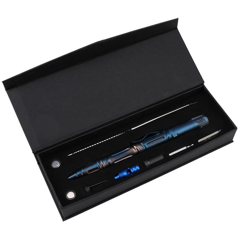 Penna tattica con fischietto e illuminazione multifunzionale EDC - Penna tattica - image 2