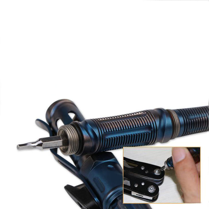 Penna tattica con fischietto e illuminazione multifunzionale EDC - image 11