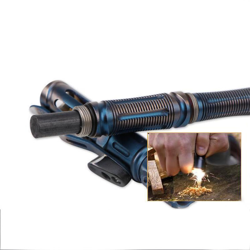 Penna tattica con fischietto e illuminazione multifunzionale EDC - image 8