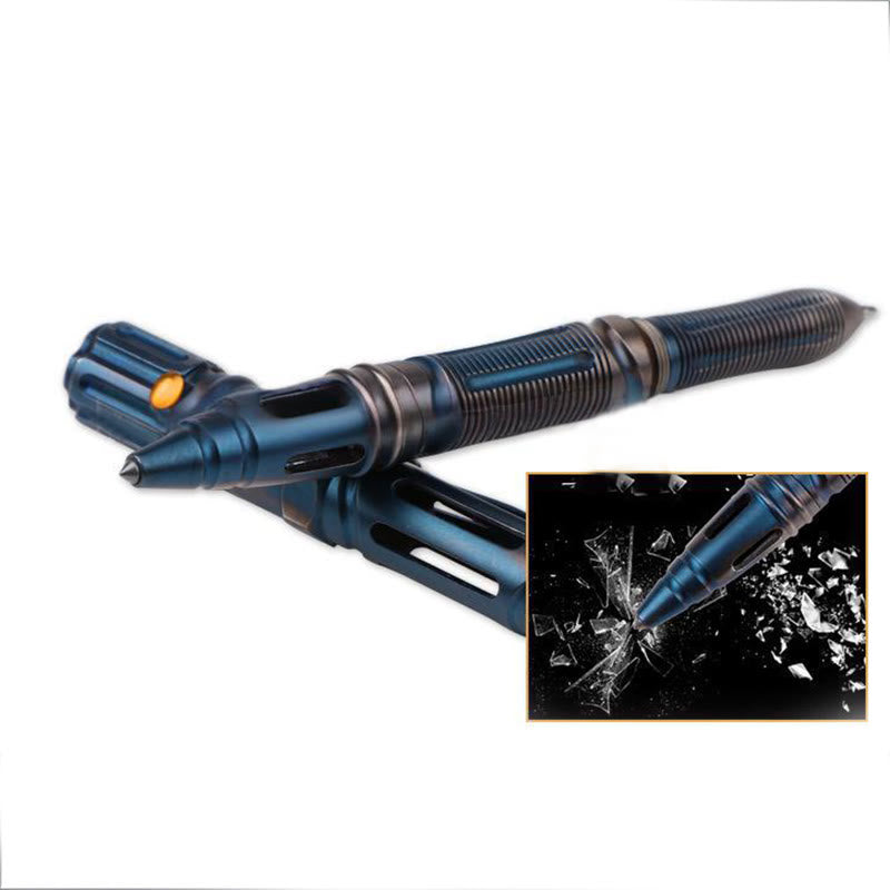 Penna tattica con fischietto e illuminazione multifunzionale EDC - image 9