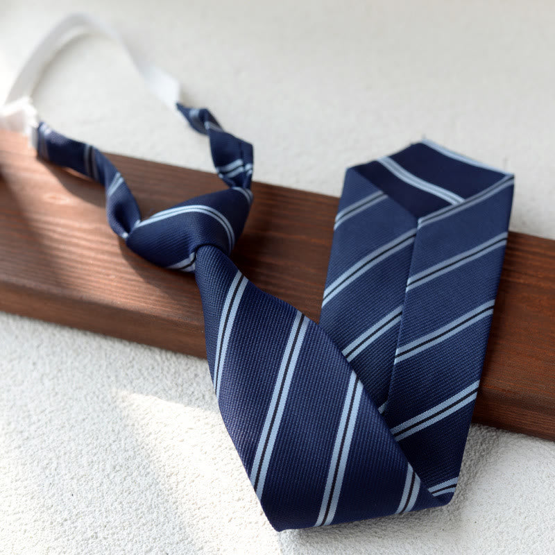 Cravatta pre-annodata con stampa floreale da uomo per abito - Stile n. 13 - image 13