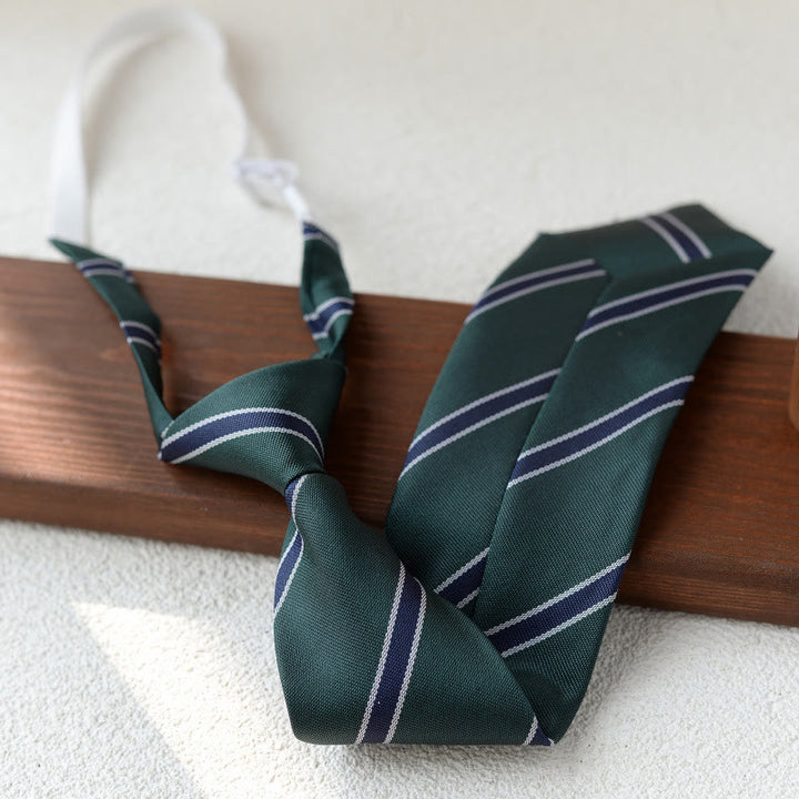 Cravatta pre-annodata con stampa floreale da uomo per abito - Stile n. 14 - image 14