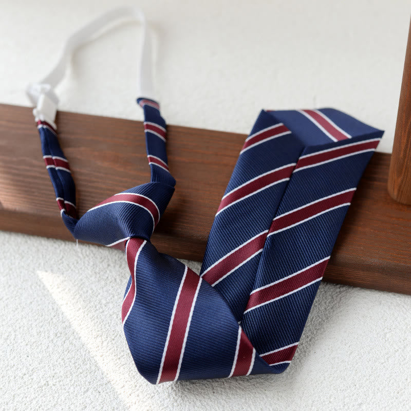 Cravatta pre-annodata con stampa floreale da uomo per abito - Stile n. 16 - image 16