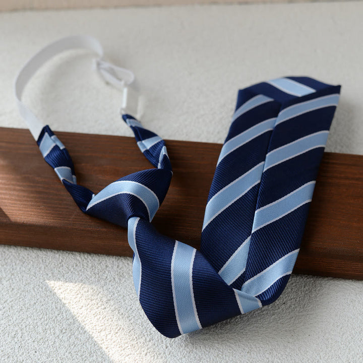 Cravatta pre-annodata con stampa floreale da uomo per abito - Stile n. 15 - image 15