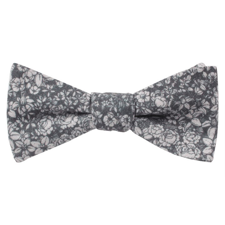 Papillon versatile in tessuto multi-fantasia da uomo - Grigio - image 1