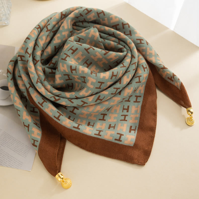 Cravatta magnetica quadrata elegante a pois rosa retrò da donna - Stile n. 5 - image 4