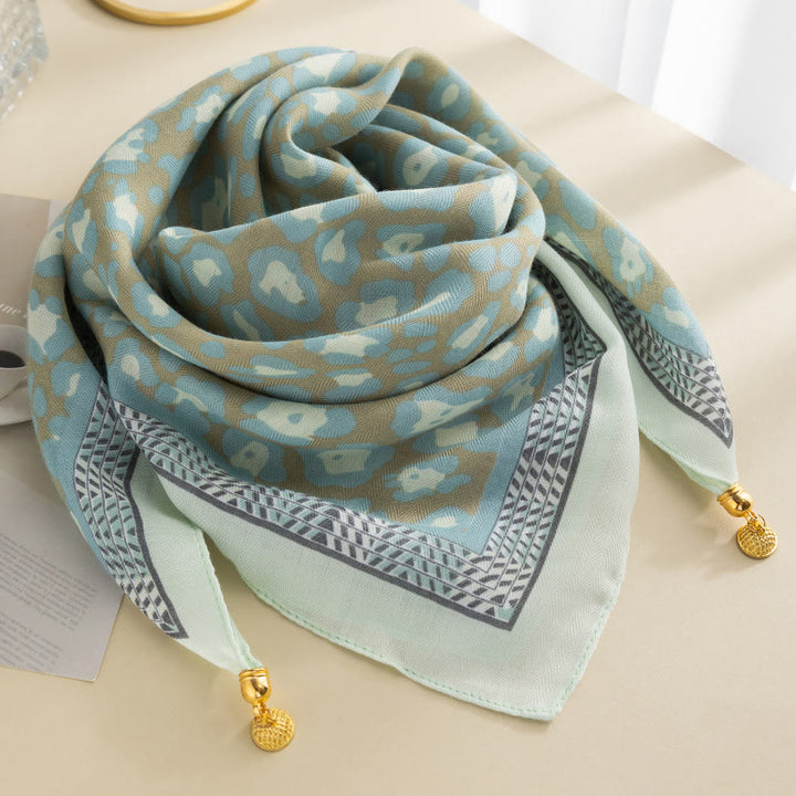 Cravatta magnetica quadrata elegante a pois rosa retrò da donna - Stile n. 13 - image 12