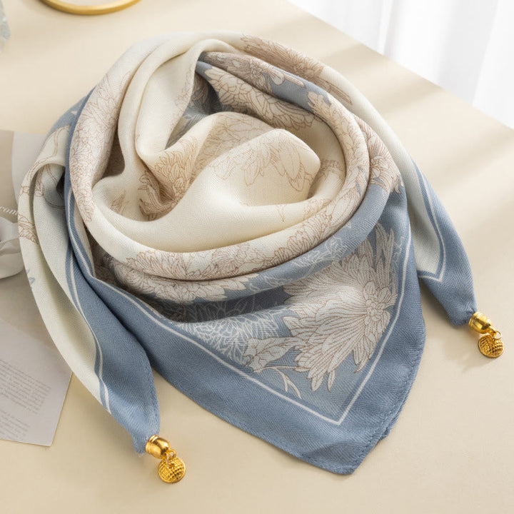 Cravatta magnetica quadrata elegante a pois rosa retrò da donna - Stile n. 14 - image 13