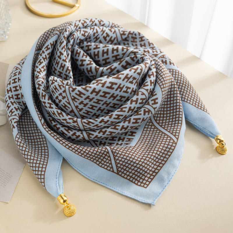 Cravatta magnetica quadrata elegante a pois rosa retrò da donna - Stile n. 22 - image 21