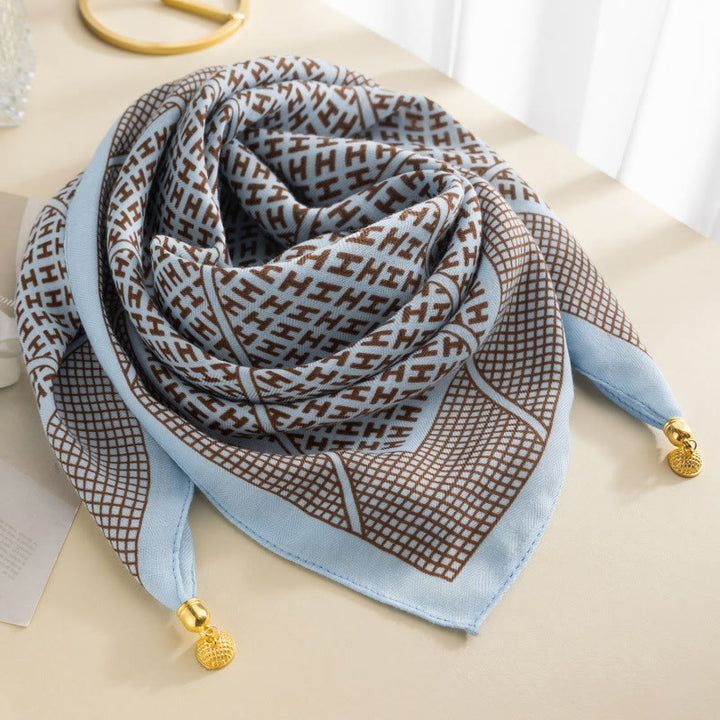 Cravatta magnetica quadrata elegante a pois rosa retrò da donna - Stile n. 22 - image 21