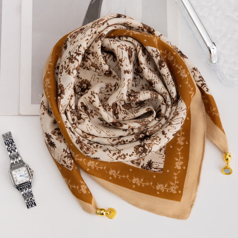 Cravatta magnetica quadrata elegante a pois rosa retrò da donna - Stile n. 30 - image 29