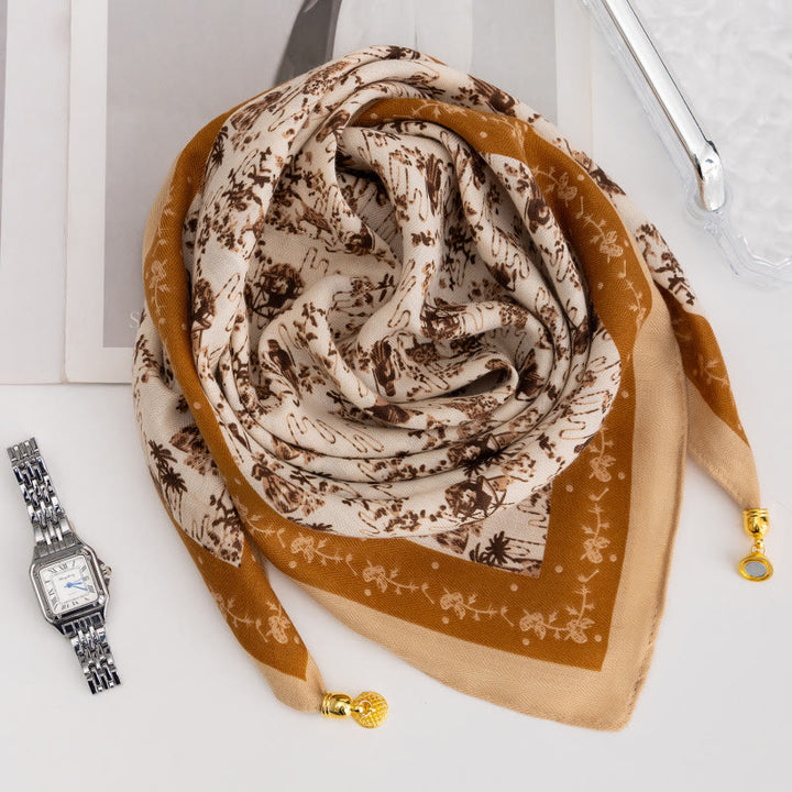 Cravatta magnetica quadrata elegante a pois rosa retrò da donna - Stile n. 30 - image 29