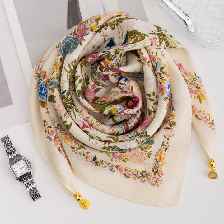 Cravatta magnetica quadrata elegante a pois rosa retrò da donna - Stile n. 33 - image 32