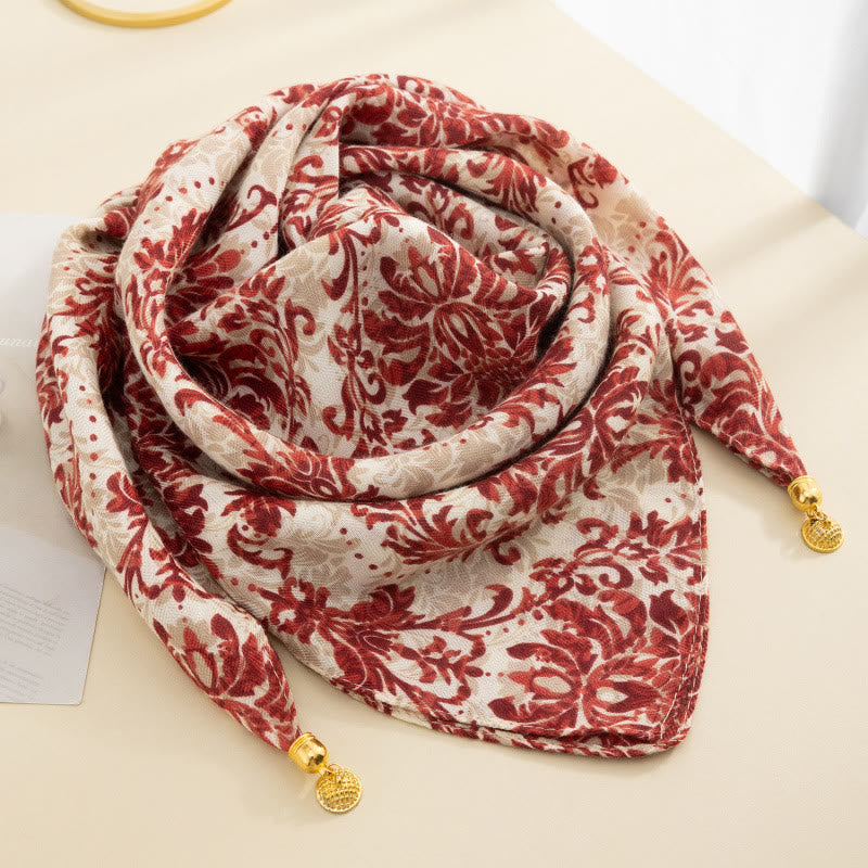 Cravatta magnetica quadrata elegante a pois rosa retrò da donna - Stile n. 49 - image 48