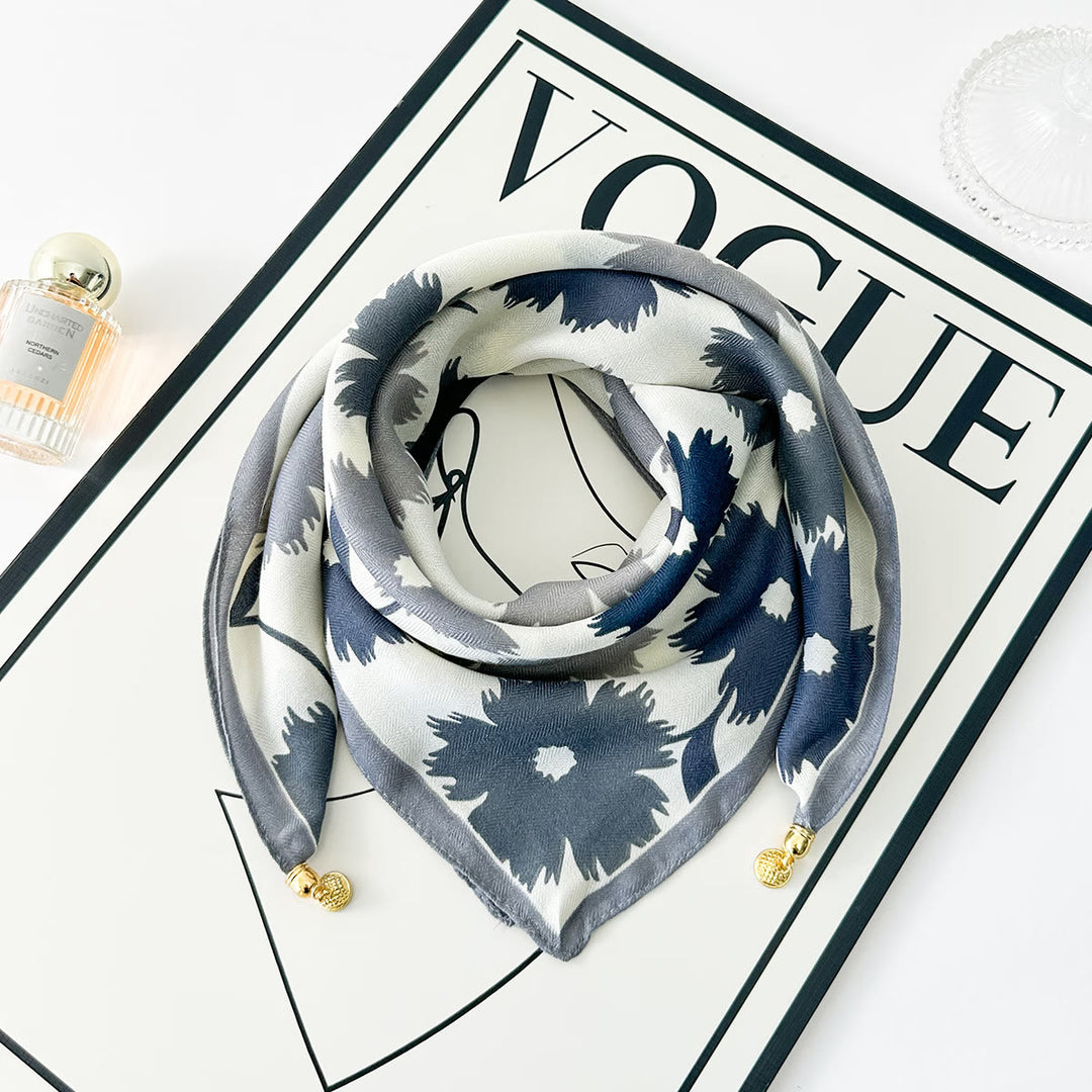 Cravatta magnetica quadrata elegante a pois rosa retrò da donna - Stile n. 56 - image 55