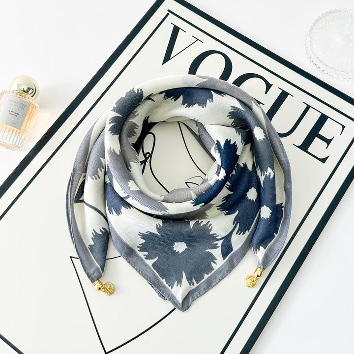 Cravatta magnetica quadrata elegante a pois rosa retrò da donna - Stile n. 56 - image 55