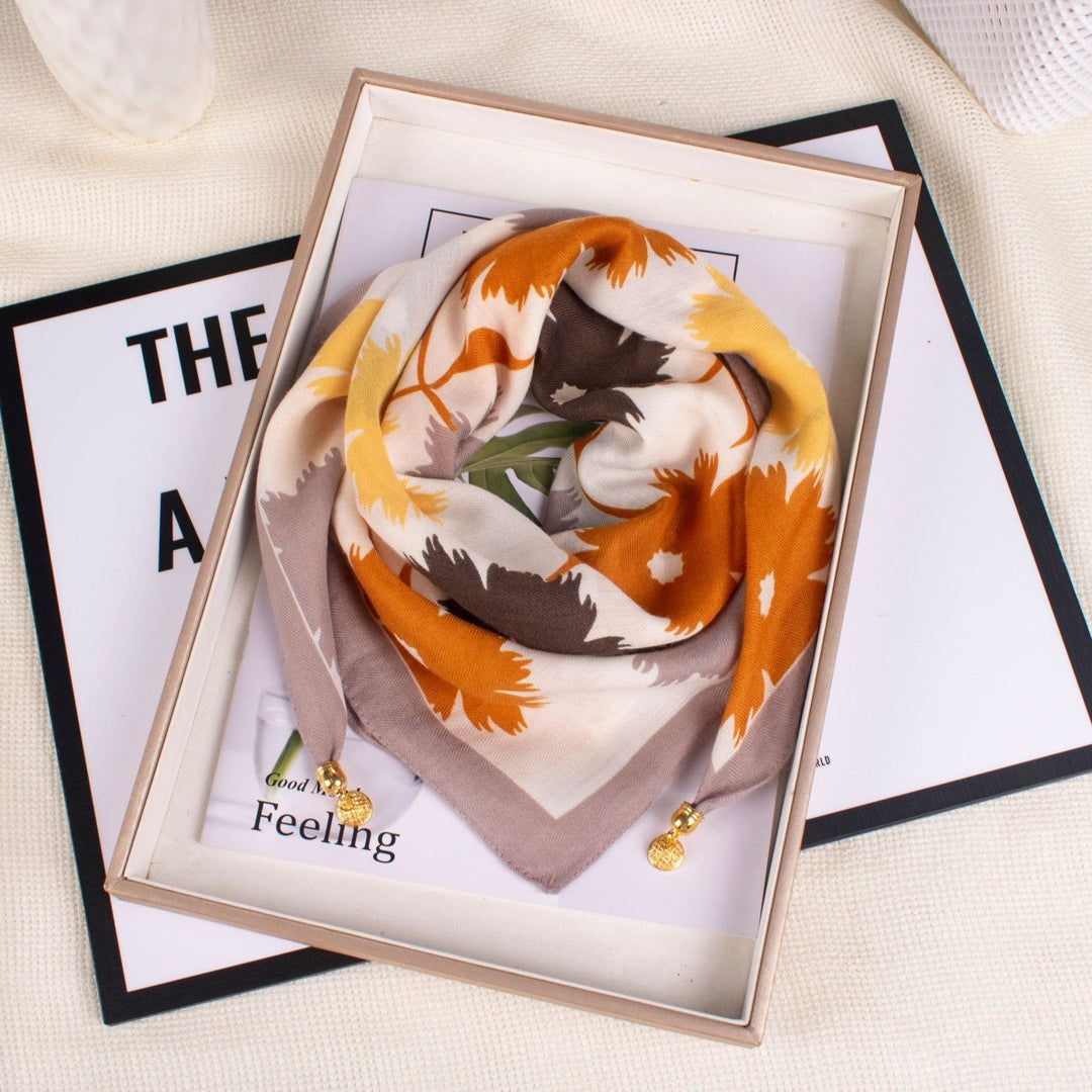 Cravatta magnetica quadrata elegante a pois rosa retrò da donna - Stile n. 57 - image 56