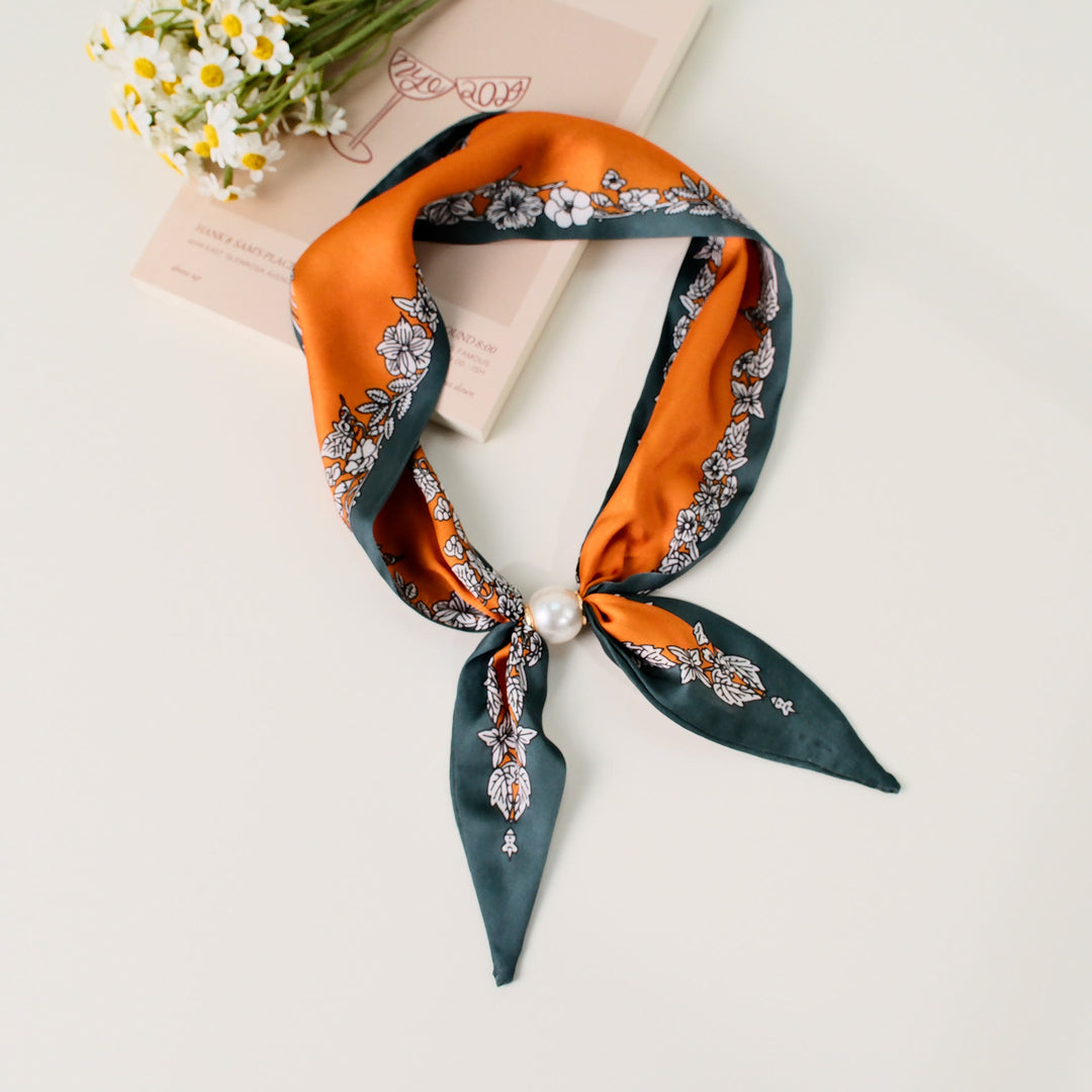 Sciarpa quadrata elegante da donna con motivo retrò - Stile n. 20 - image 20