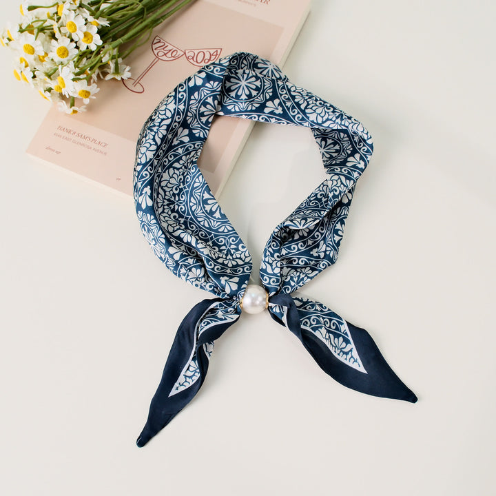 Sciarpa quadrata elegante da donna con motivo retrò - Stile n. 21 - image 21