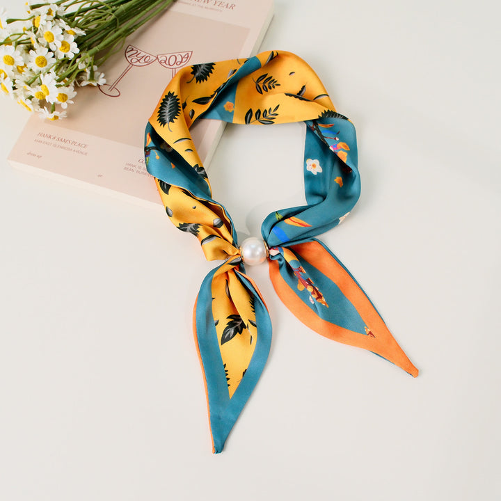 Sciarpa quadrata elegante da donna con motivo retrò - Stile n. 19 - image 19