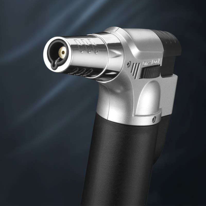 Accendino a butano con impugnatura antivento per pistola a spruzzo - image 2