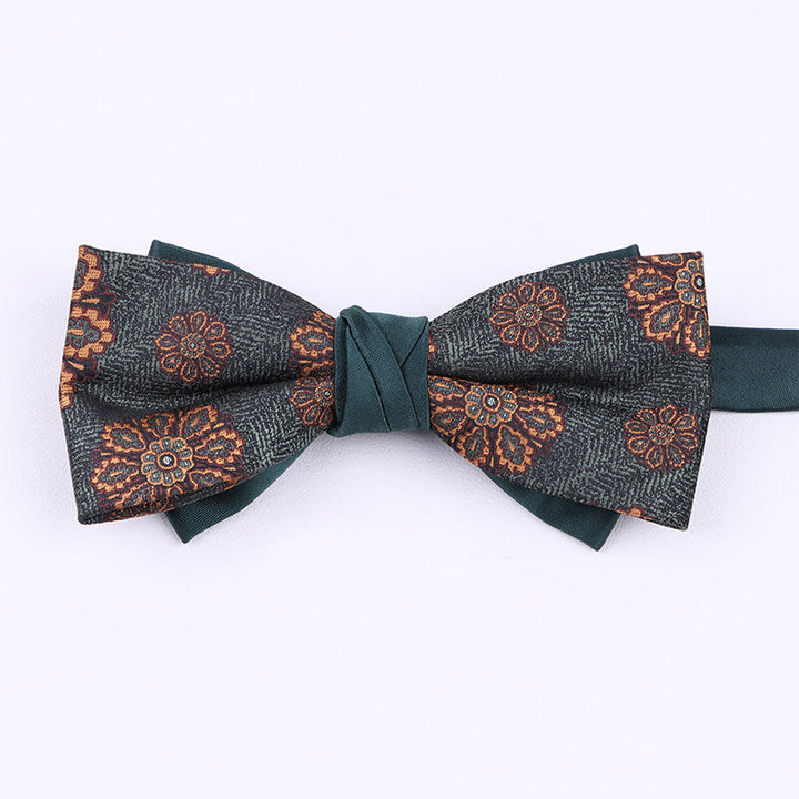 Papillon in tessuto con fantasia varia da uomo - Stile n. 8 - image 7