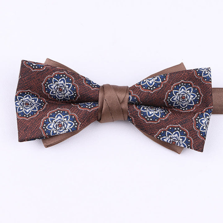 Papillon in tessuto con fantasia varia da uomo - Stile n. 12 - image 11