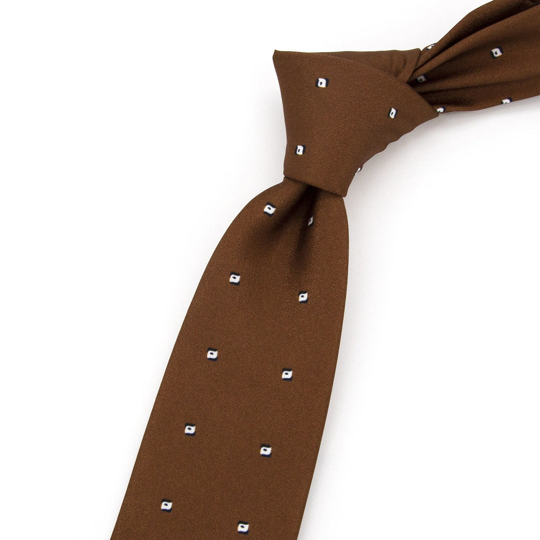 Cravatta larga da uomo con stampa floreale retrò in stile senza tempo - image 26