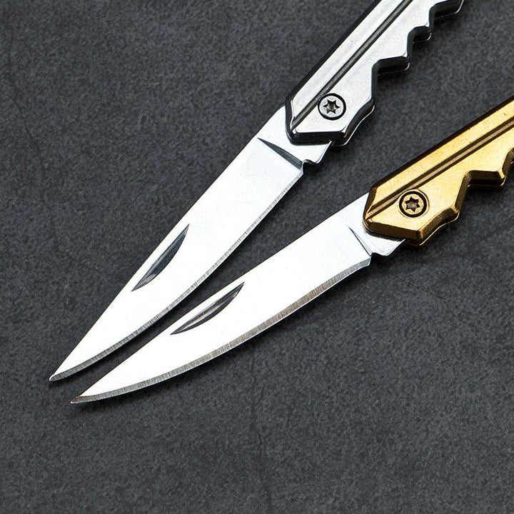 Coltello pieghevole colorato Love OK, strumento EDC per esterni - image 6