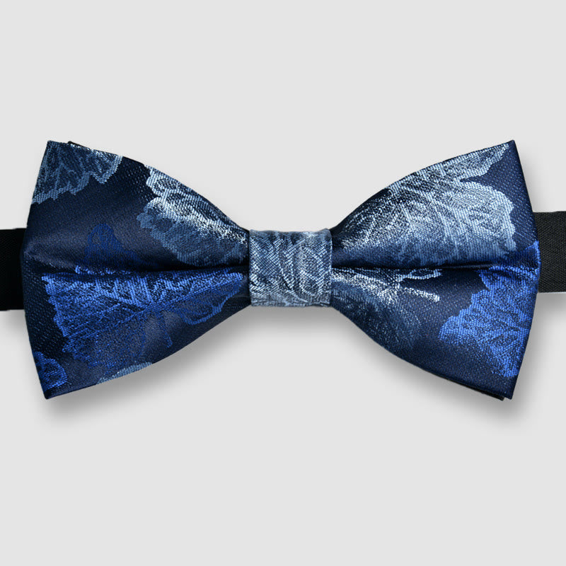 Papillon da uomo in tessuto lucido con motivo ornamentale - Stile n. 4 - image 3