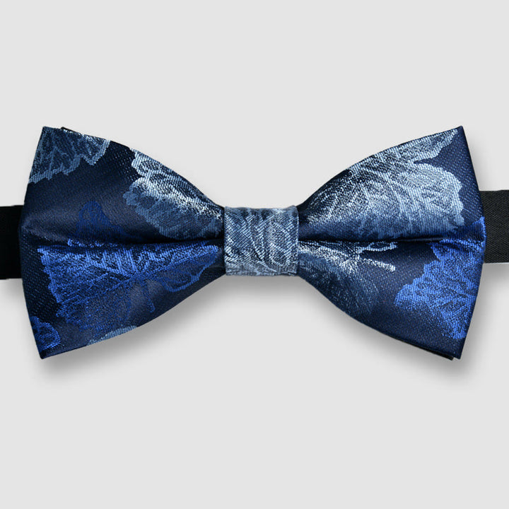 Papillon da uomo in tessuto lucido con motivo ornamentale - Stile n. 4 - image 3