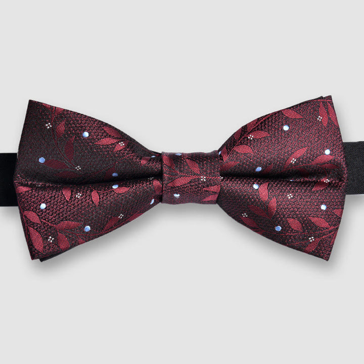 Papillon da uomo in tessuto lucido con motivo ornamentale - Stile n. 5 - image 4