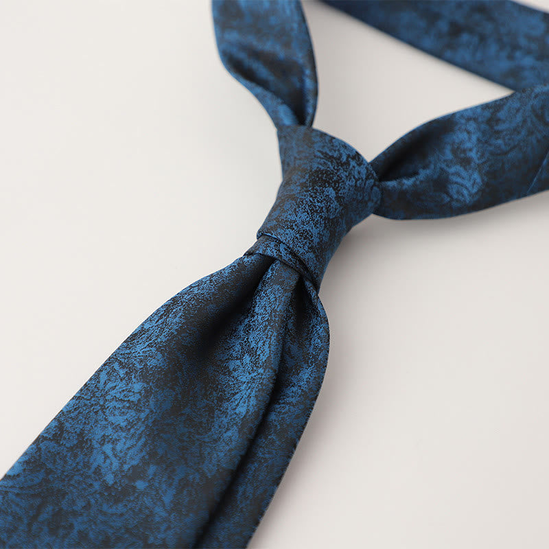 Cravatte da uomo in tessuto effetto seta con fantasia ornamentale - Stile n. 14 - image 15