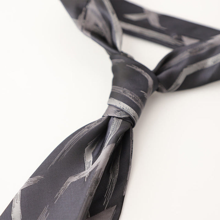 Cravatte da uomo in tessuto effetto seta con fantasia ornamentale - Stile n. 17 - image 18