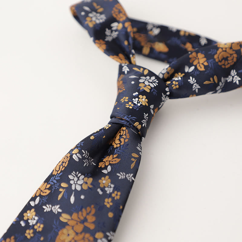 Cravatte da uomo in tessuto effetto seta con fantasia ornamentale - Stile n. 19 - image 20
