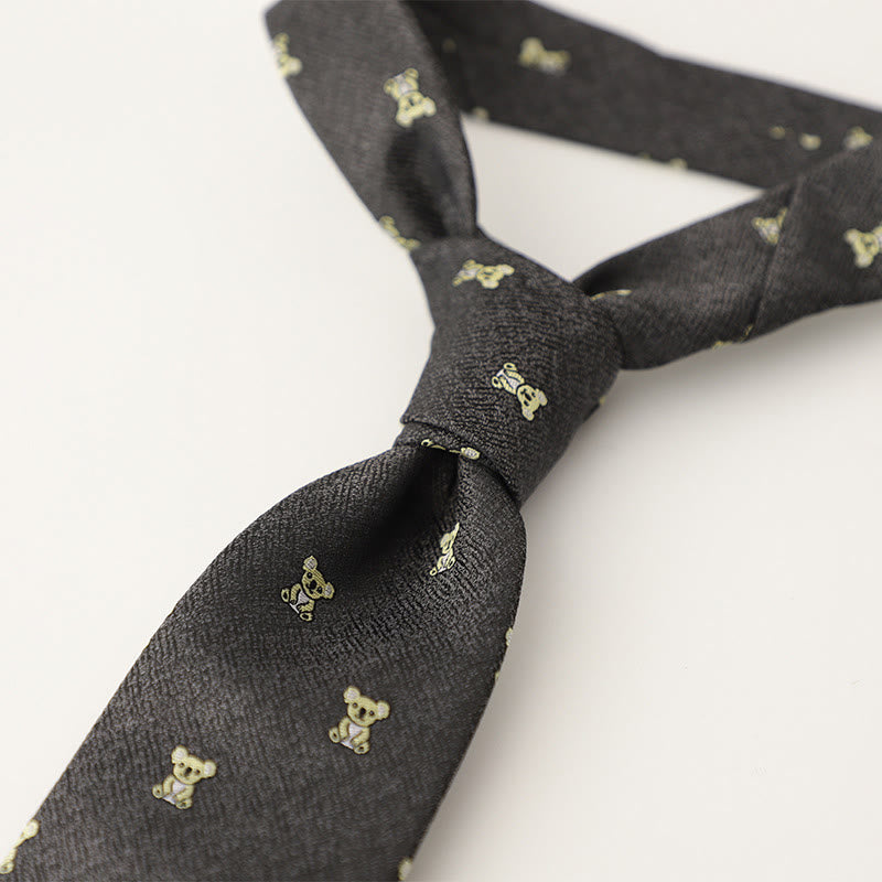 Cravatte da uomo in tessuto effetto seta con fantasia ornamentale - Stile n. 26 - image 27