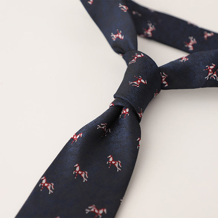 Cravatte da uomo in tessuto effetto seta con fantasia ornamentale - Stile n. 27 - image 28