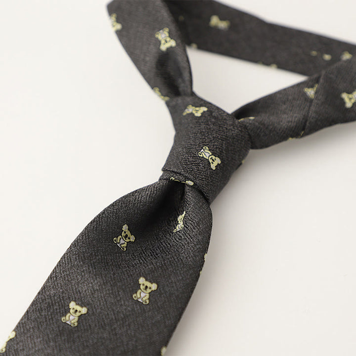 Cravatte da uomo in tessuto effetto seta con fantasia ornamentale - Stile n. 26 - image 27
