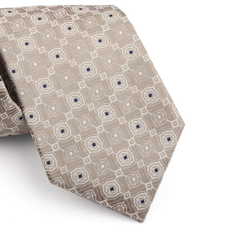 Cravatte versatili multi-fantasia beige da uomo - image 8