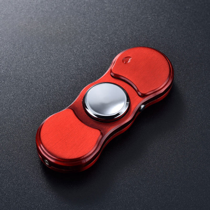 Accendino elettronico a LED colorato con luce a punta delle dita 2 in 1 - Rosso - image 7