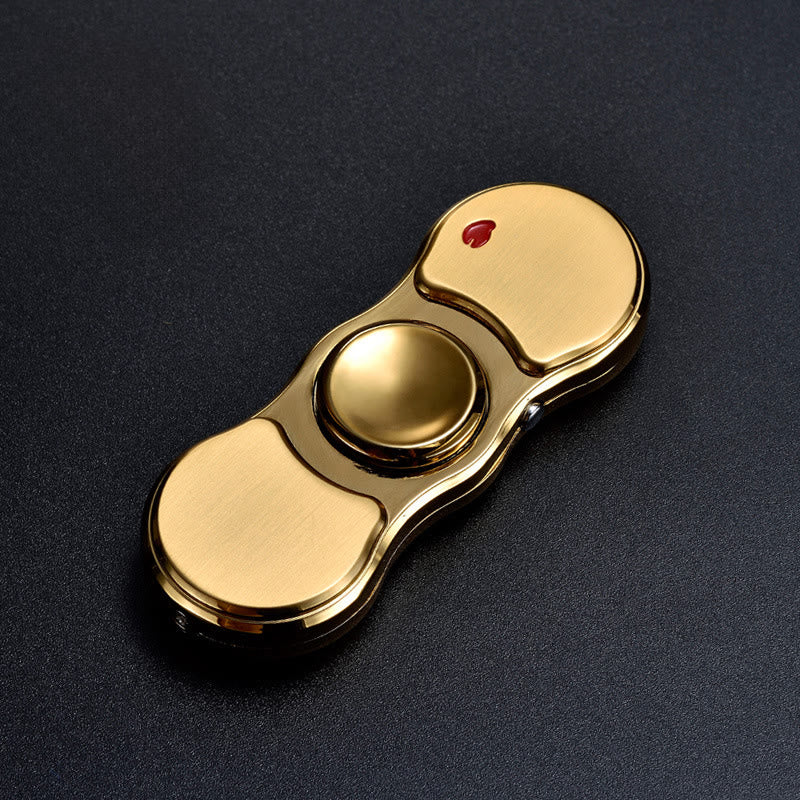 Accendino elettronico a LED colorato con luce a punta delle dita 2 in 1 - D'oro - image 6